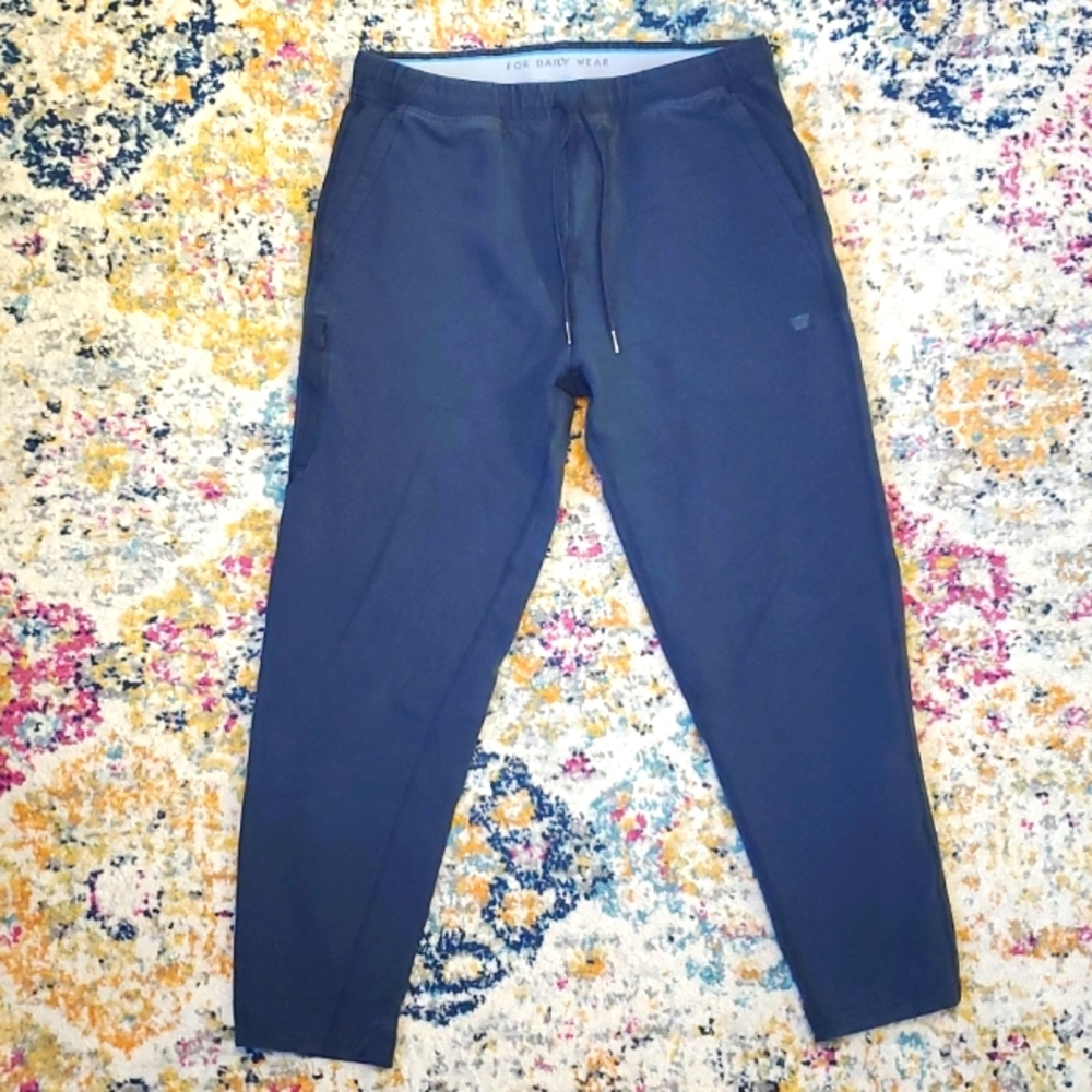 Mack Weldon Large, Total Eclipse Blue Ace Sweatpants